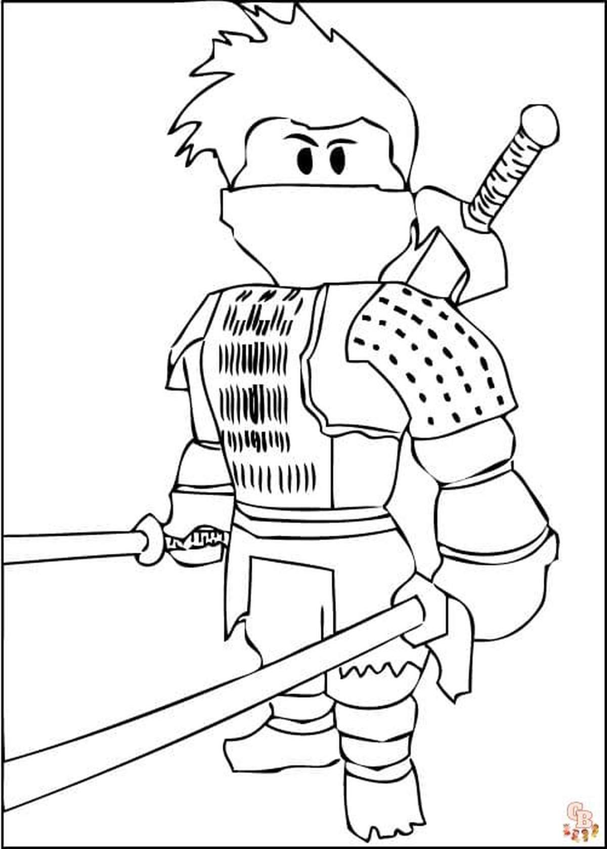 39 Roblox Coloring Pages 2