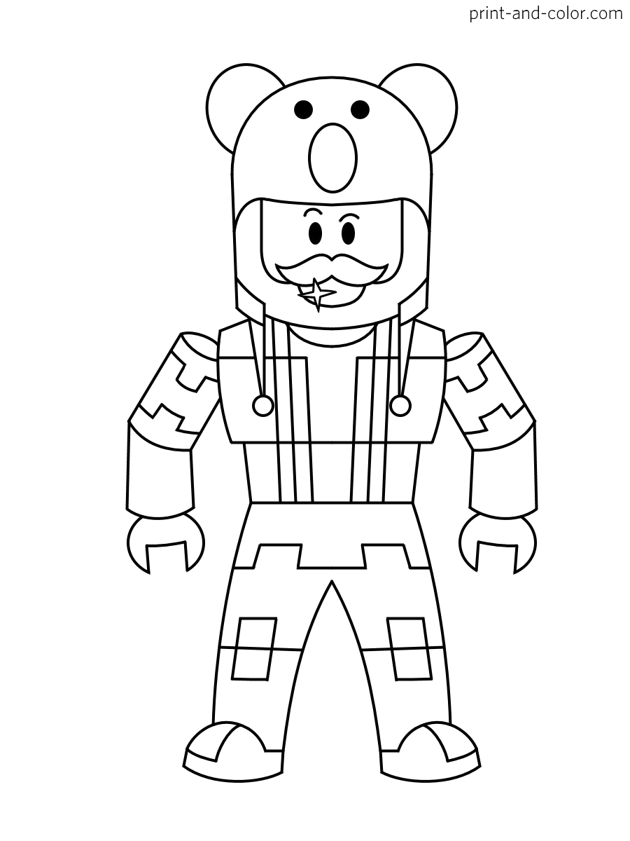 39 Roblox Coloring Pages 27