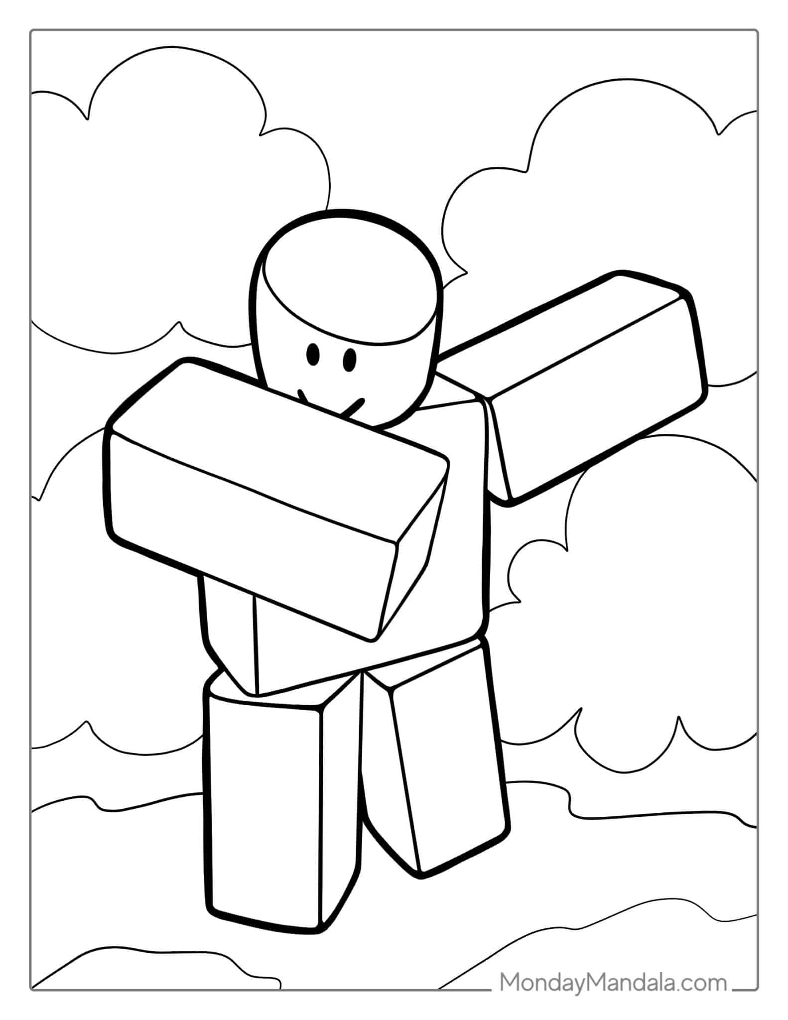 39 Roblox Coloring Pages 28