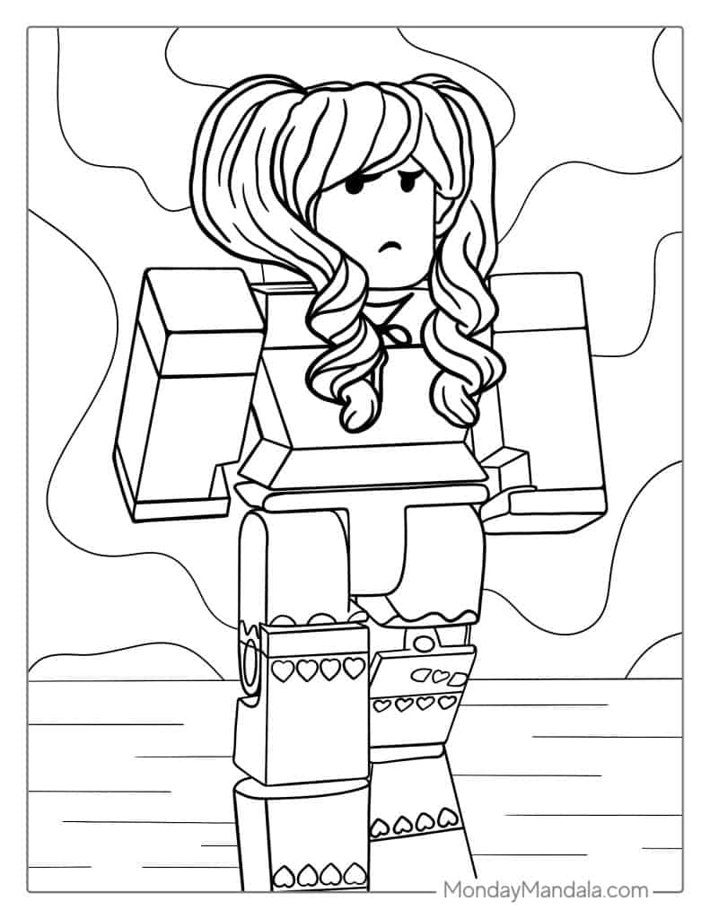 39 Roblox Coloring Pages 4