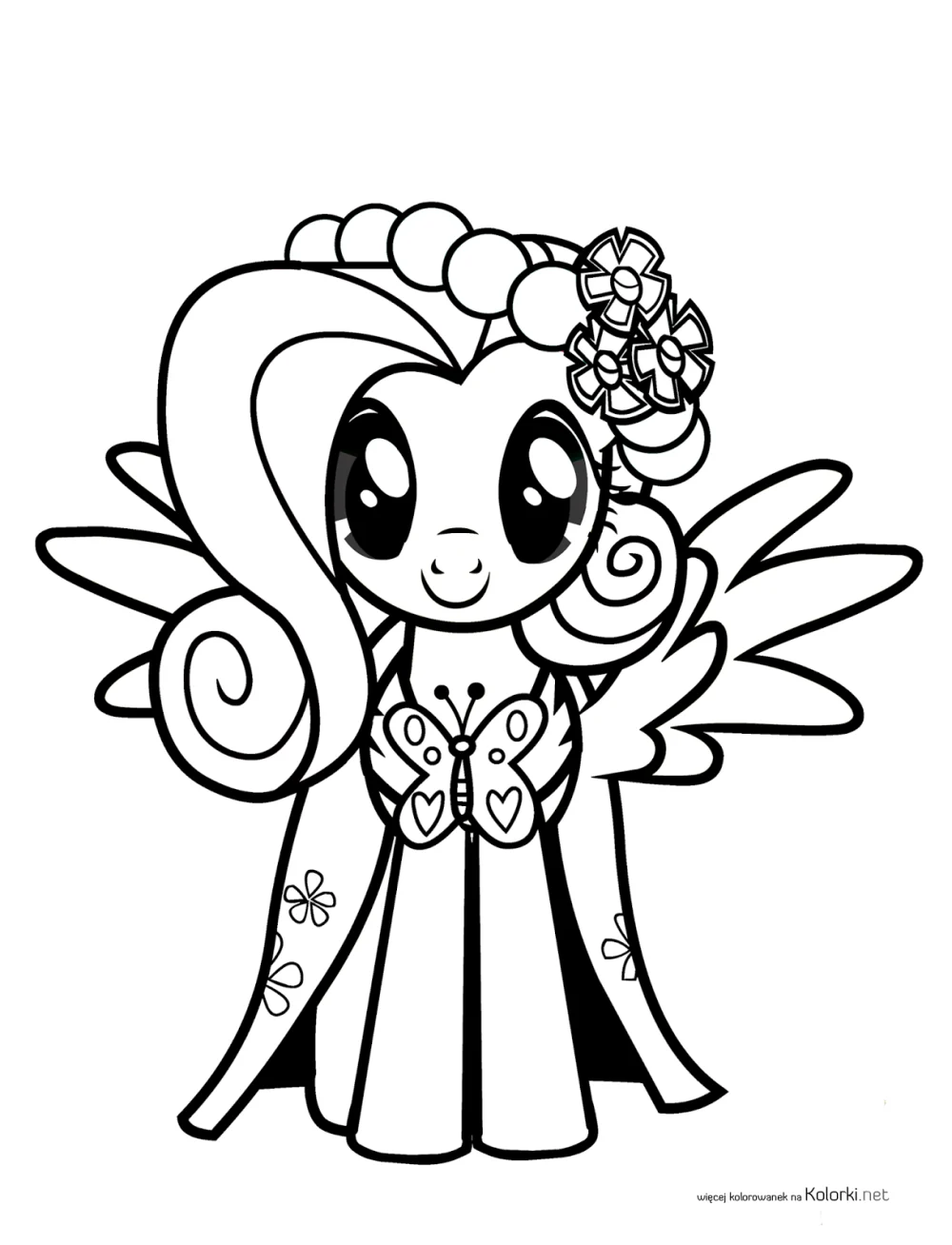 91+ Beautiful Pony Coloring Pages Printable