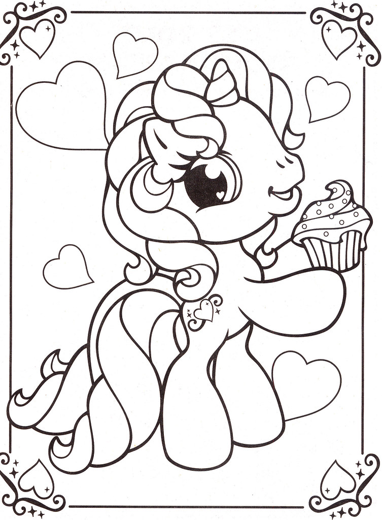 183+ Bright Pony Coloring Pages Printable