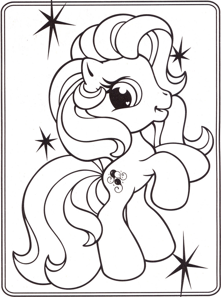 185+ Captivating Pony Coloring Pages Printable