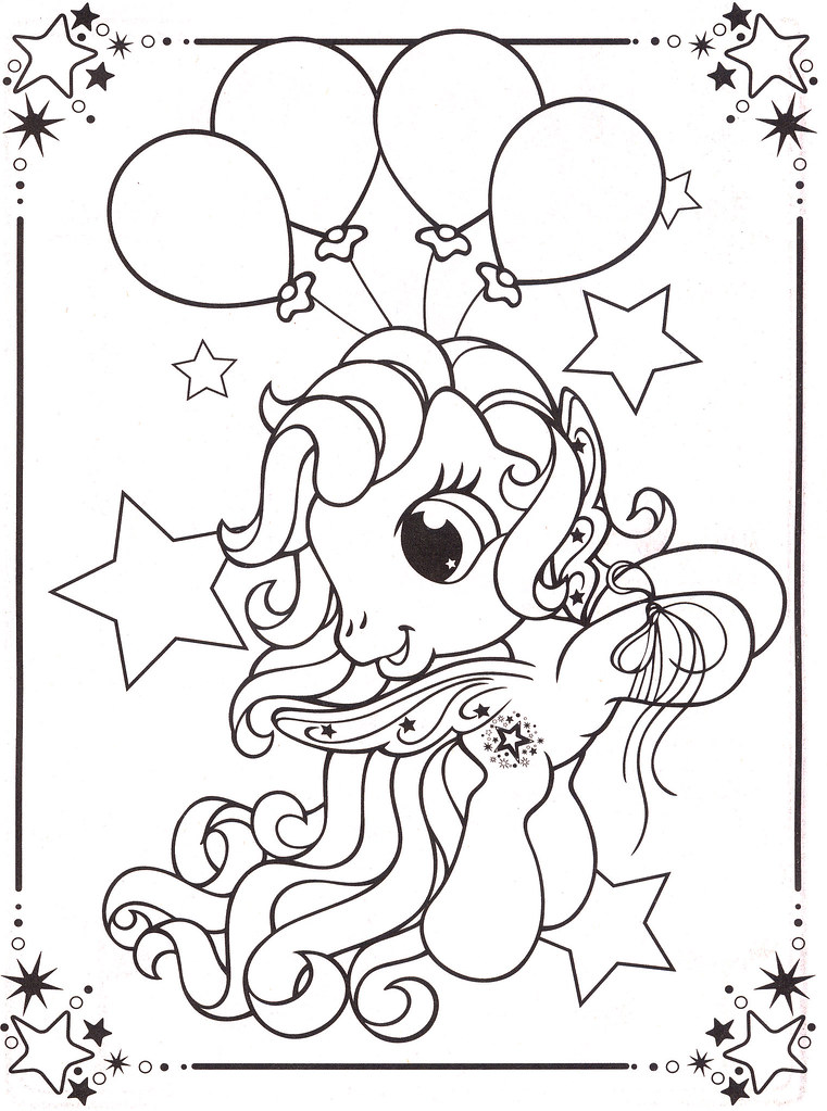 108+ Beautiful Pony Coloring Pages Printable