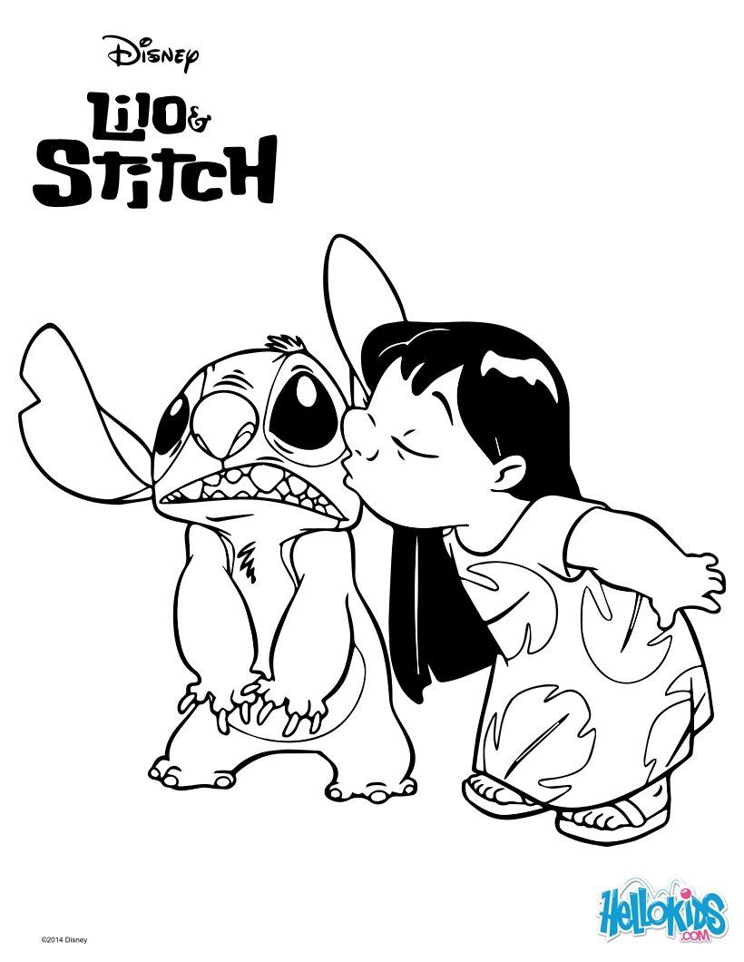 163+ Fantastic Stitch Aloha Coloring Pages Printable