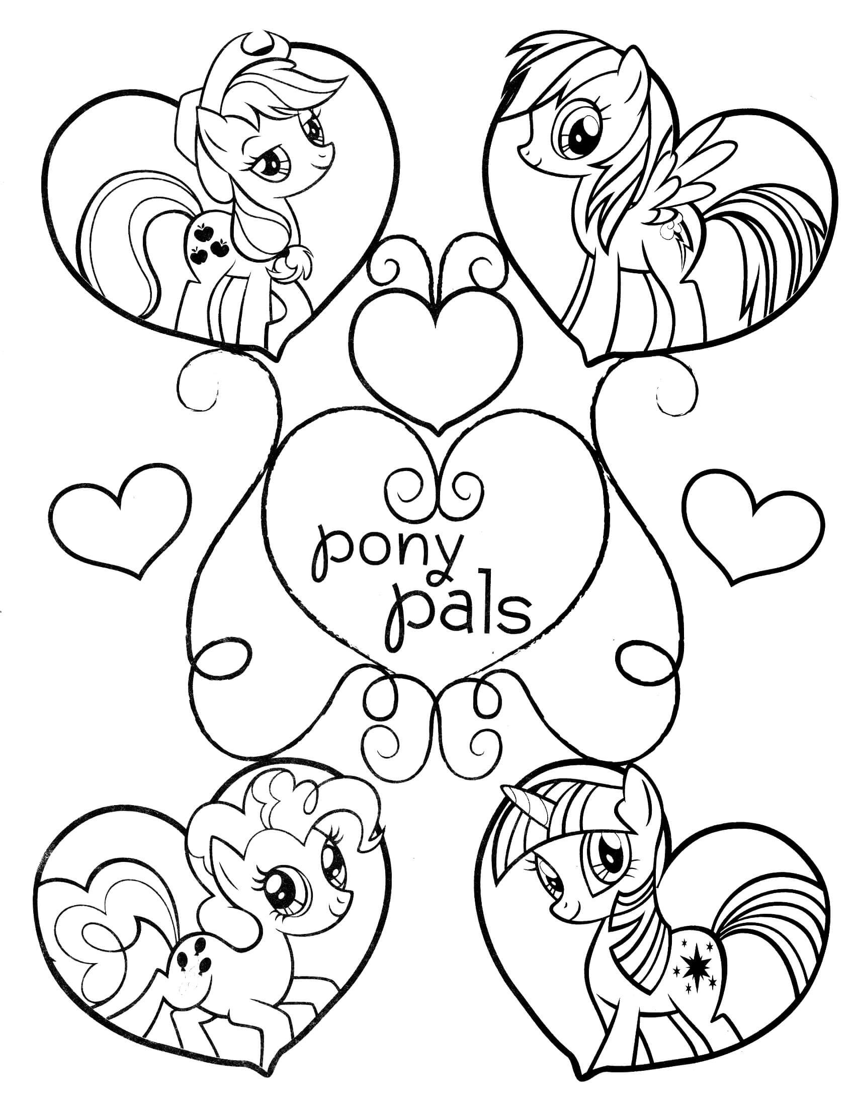 186+ Fantastic Pony Coloring Pages Printable