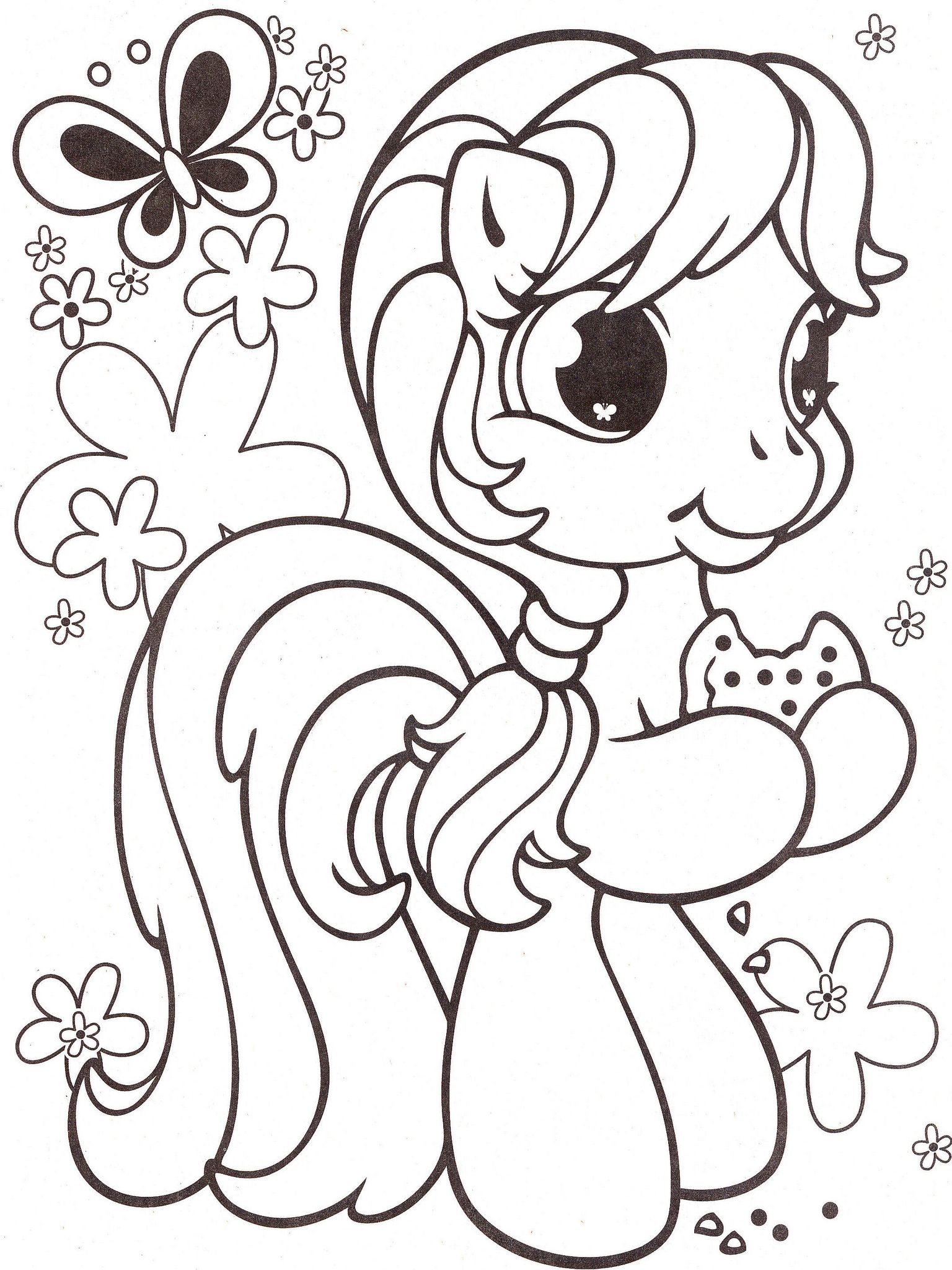 182+ Cute Pony Coloring Pages Printable