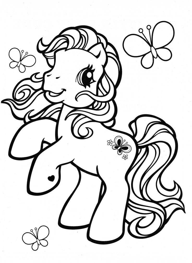 104+ Cute Pony Coloring Pages Printable