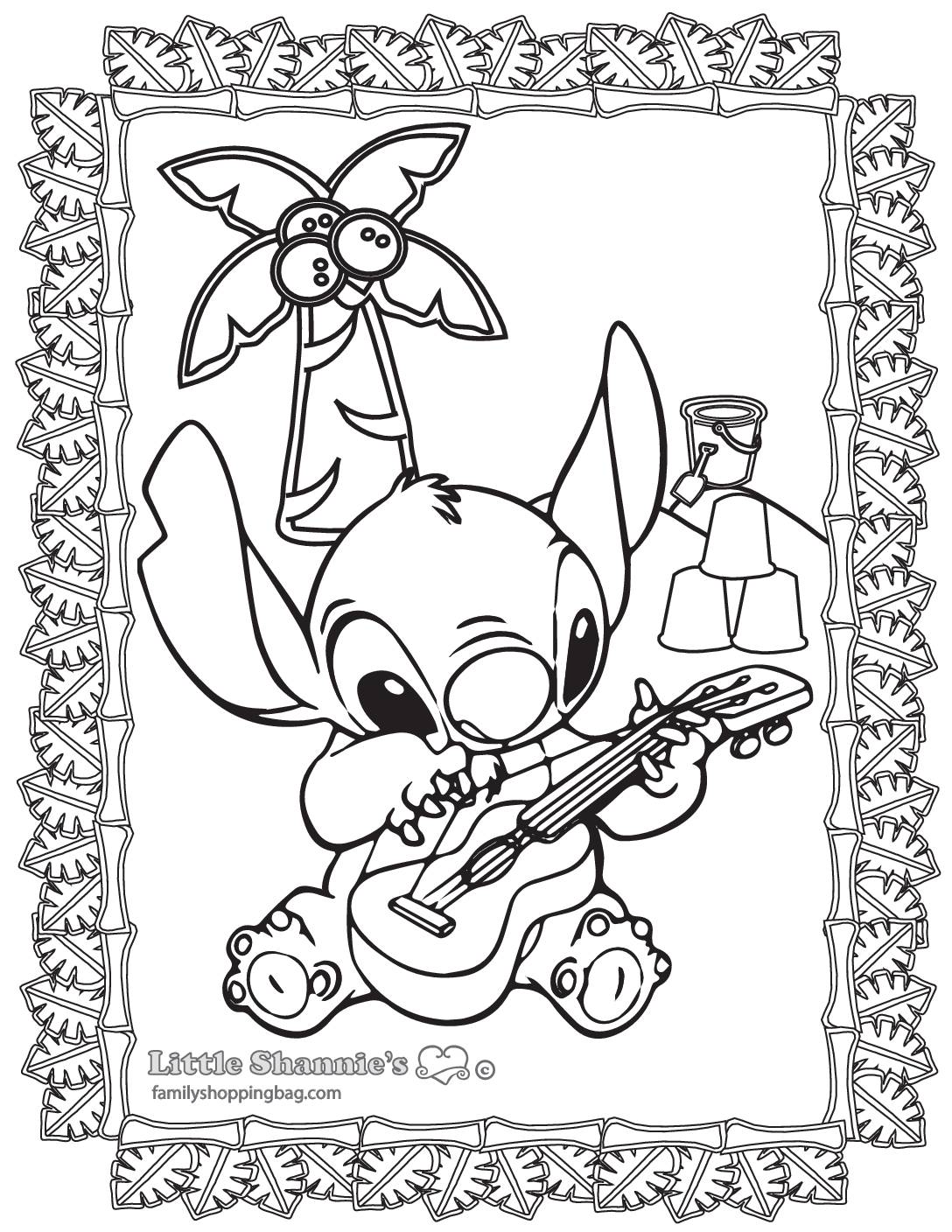 87+ Unique Stitch Coloring Printable