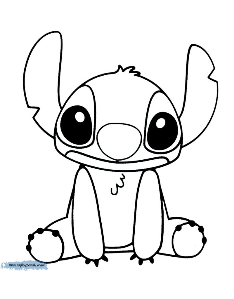 175+ Colorful Stitch Coloring Printable