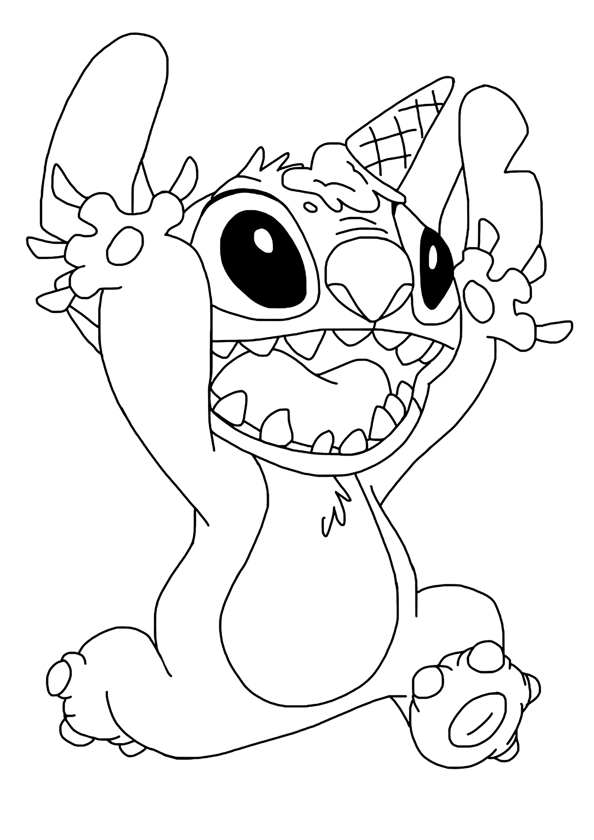 129+ Fun Stitch Coloring Printable