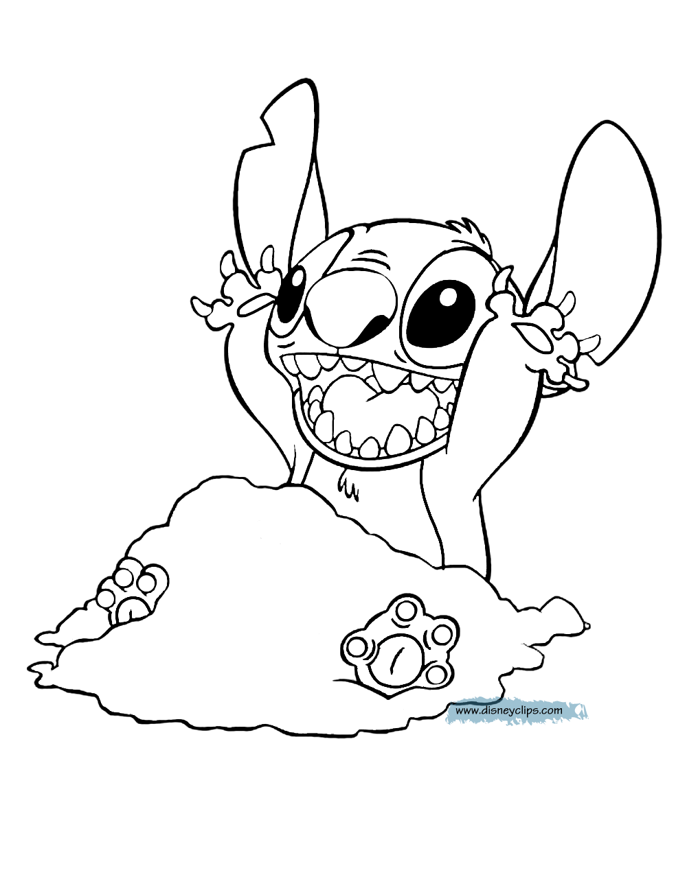 135+ Fun Stitch Surfing Coloring Pages Printable