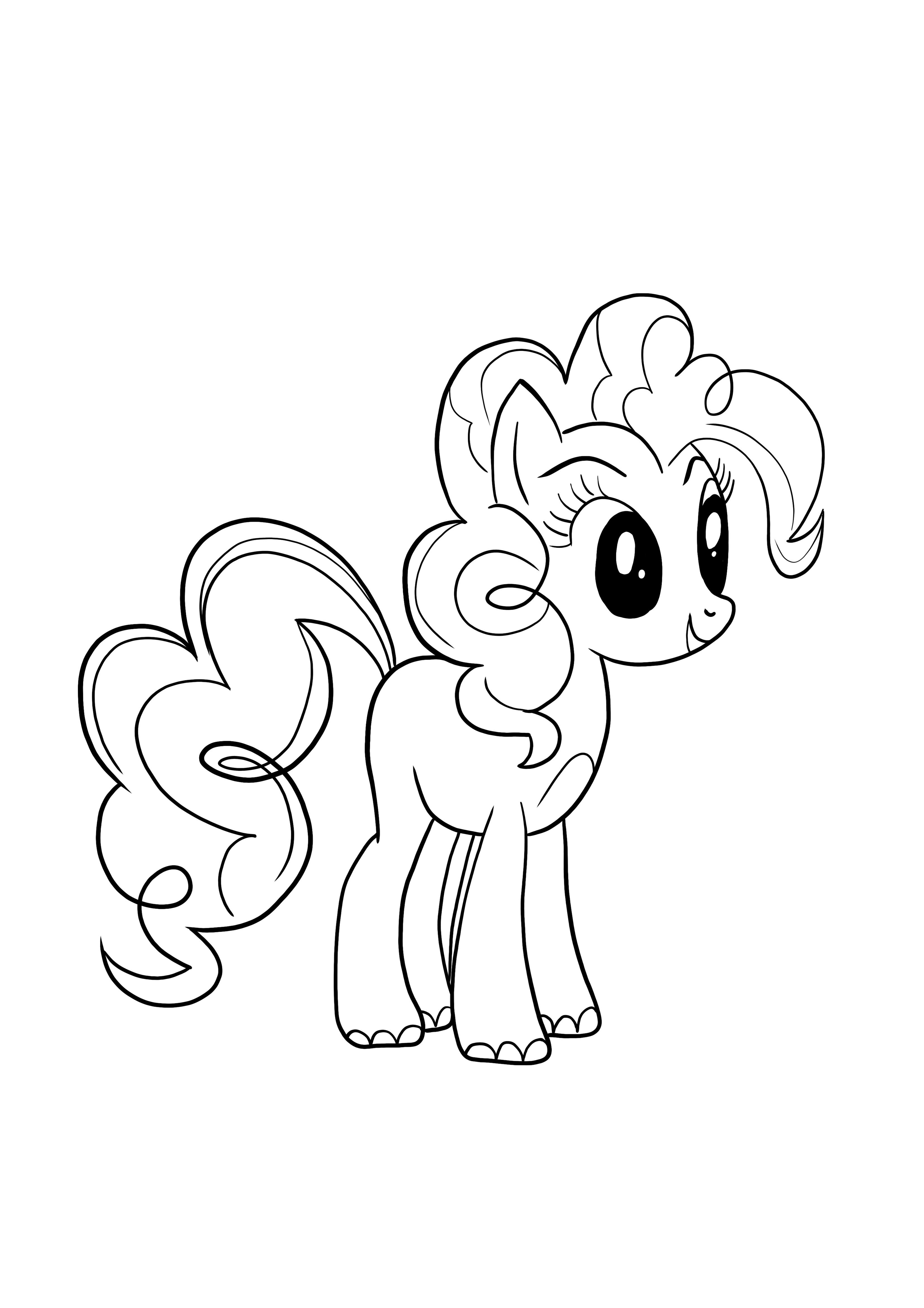 43+ Spectacular Pony Coloring Pages Printable