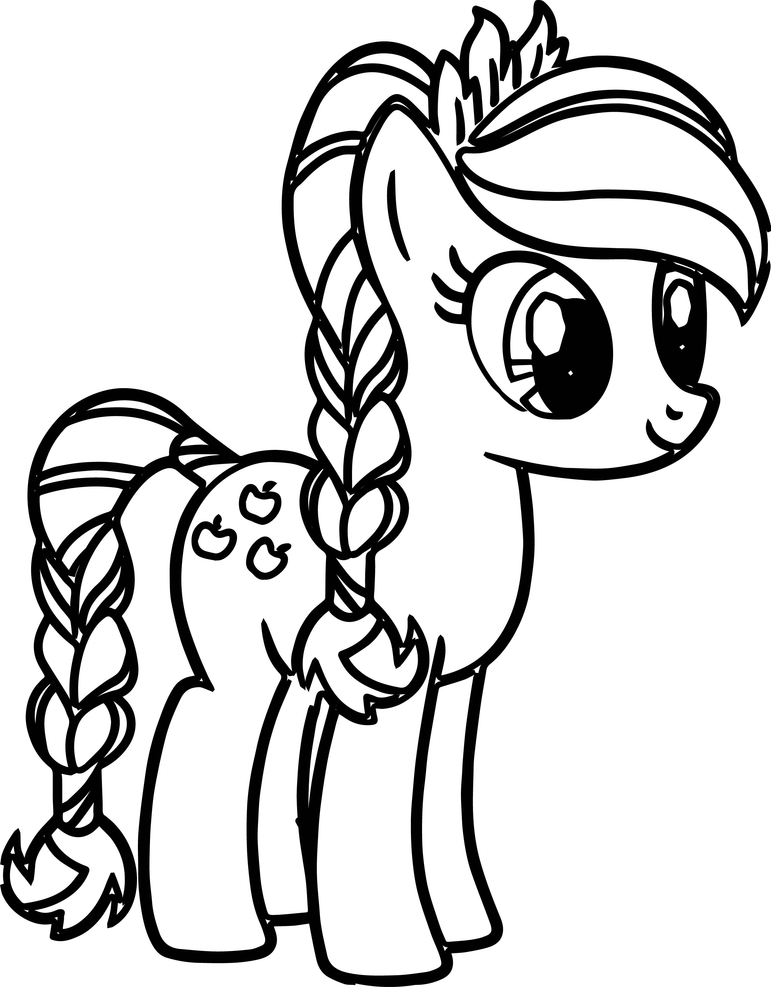 42+ Cute Pony Coloring Pages Printable