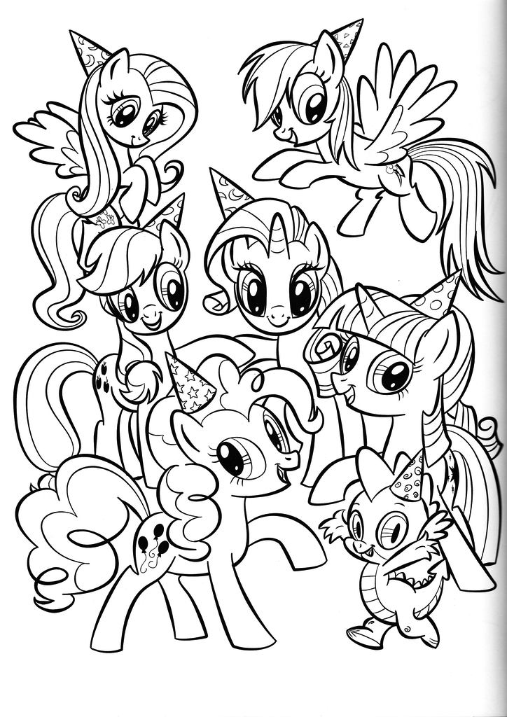 133+ Creative Pony Coloring Pages Printable