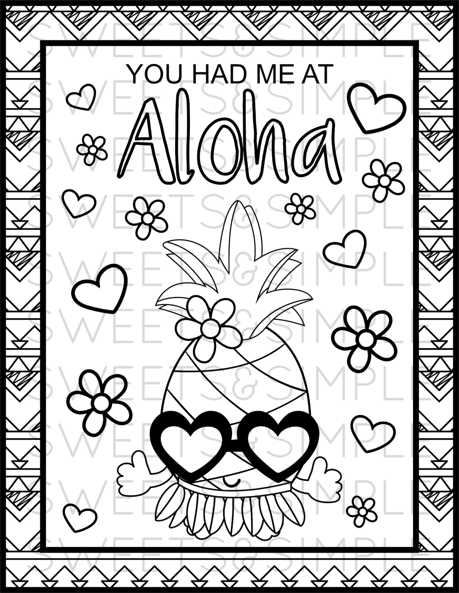 48+ Bright Stitch Aloha Coloring Pages Printable