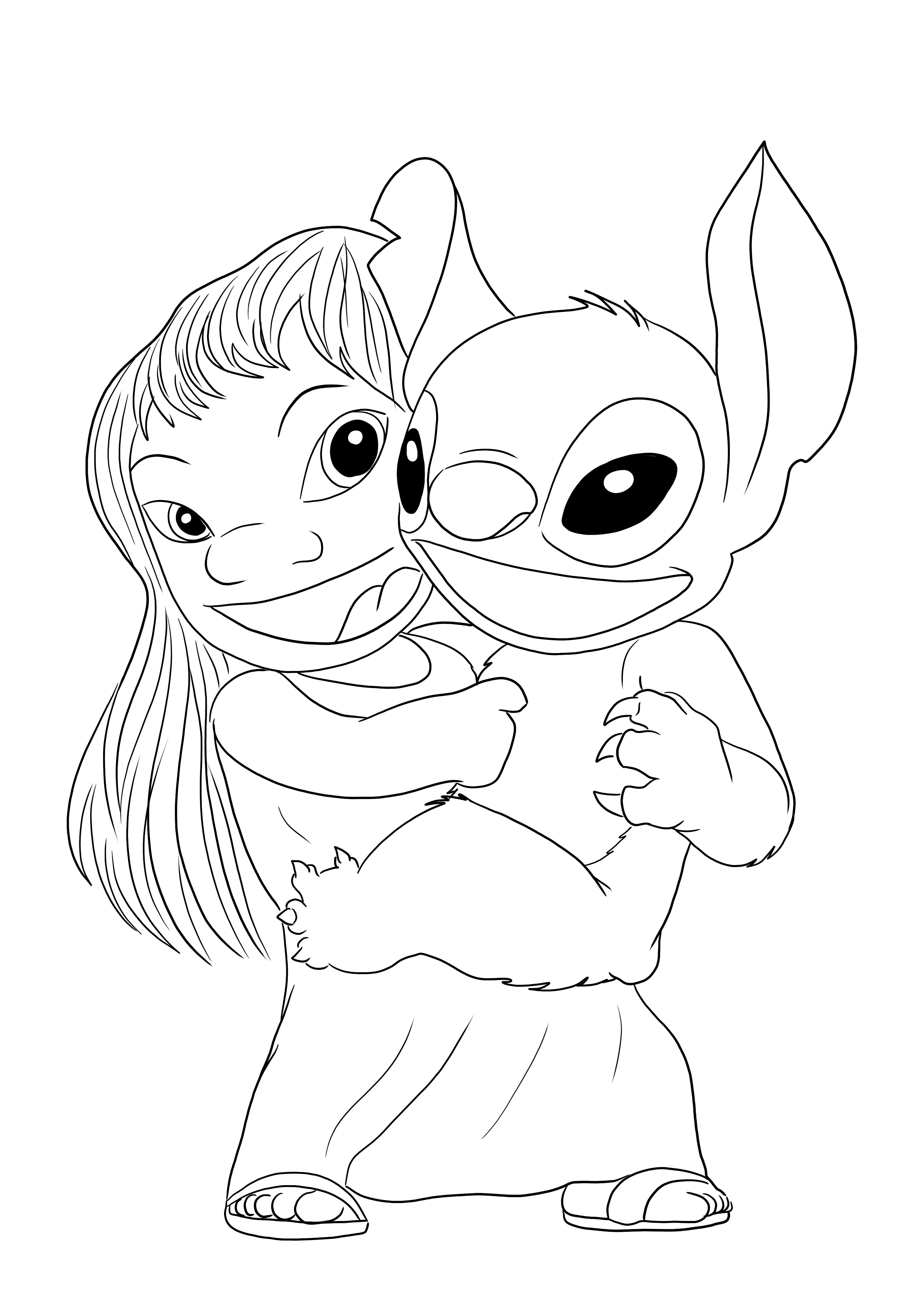 167+ Adorable Stitch Surfing Coloring Pages Printable