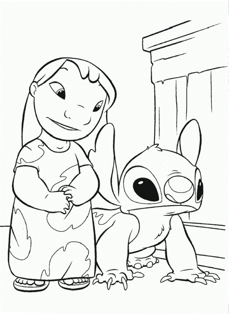 175+ Adorable Stitch Coloring Printable