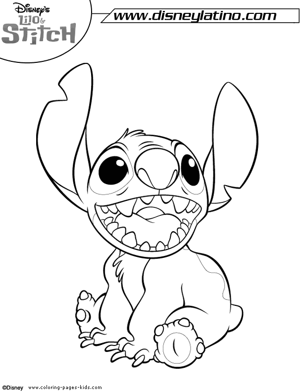 103+ Cheerful Stitch Coloring Printable