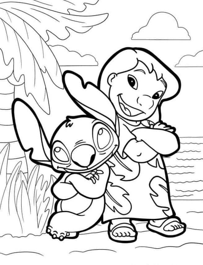 91+ Bright Stitch Surfing Coloring Pages Printable