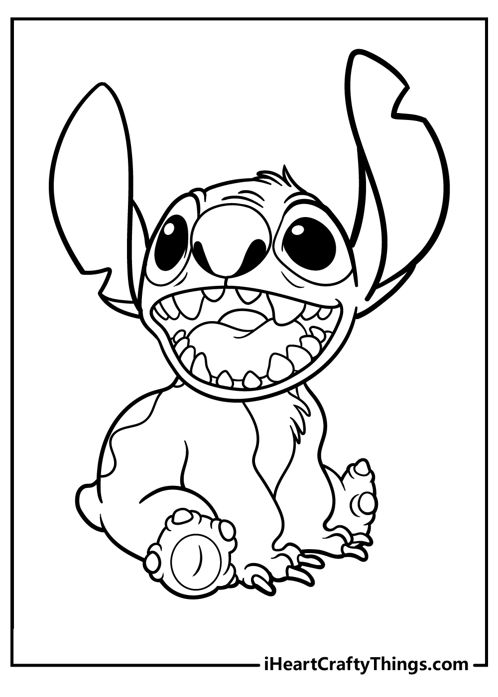 127+ Imaginative Stitch Coloring Printable