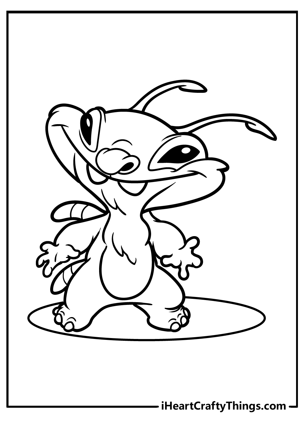 46+ Delightful Stitch Coloring Printable