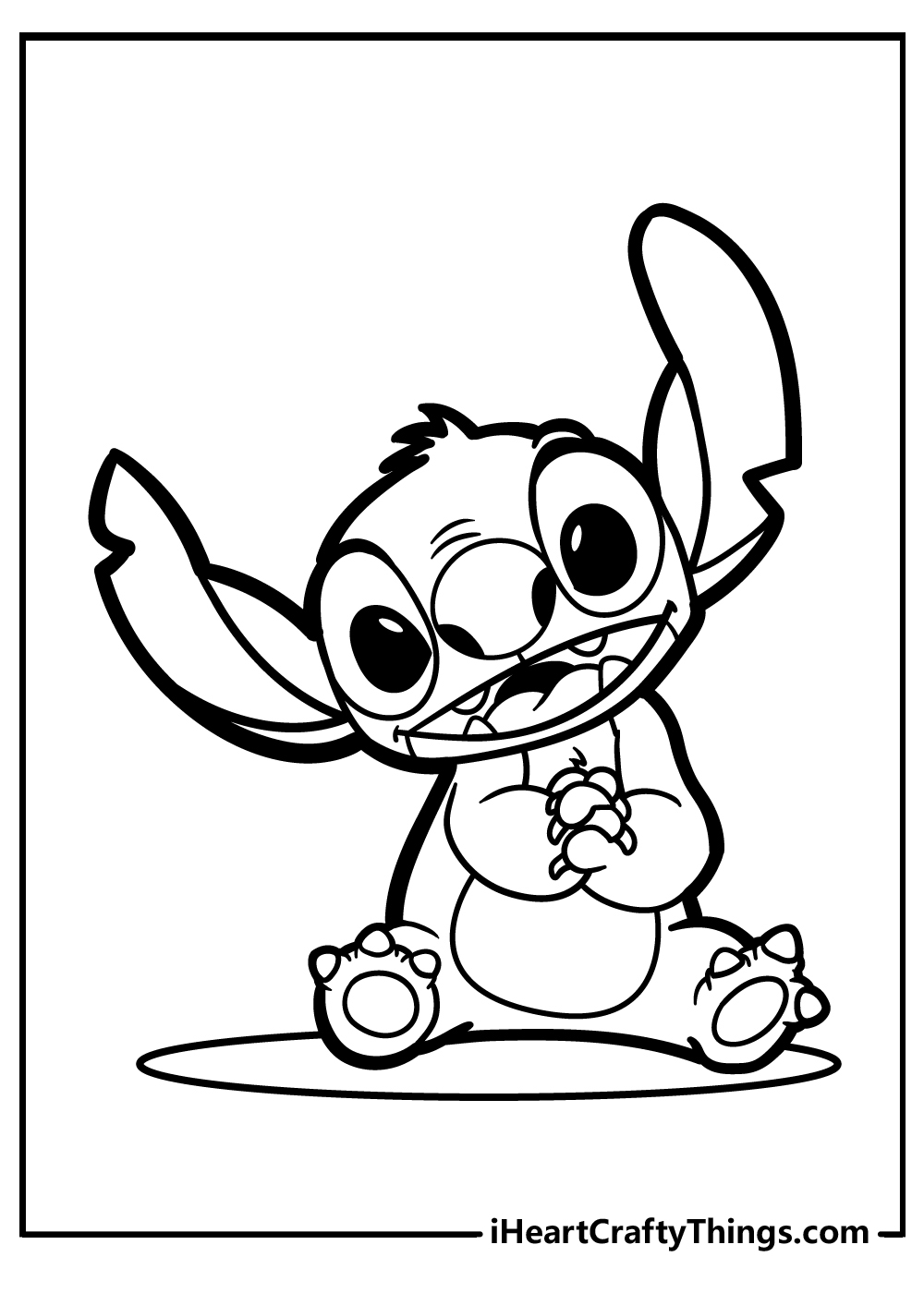 186+ Joyful Stitch Coloring Printable