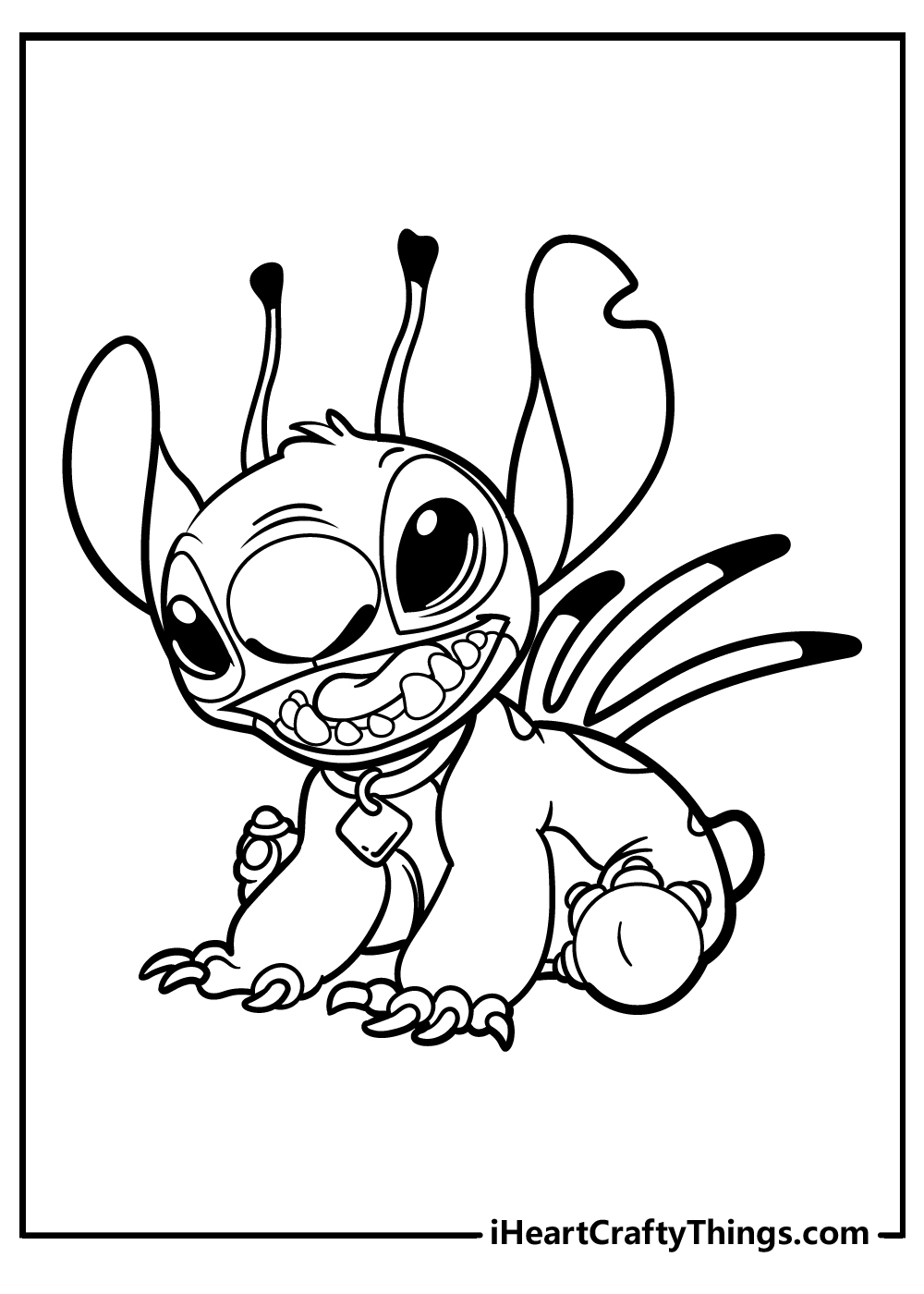 40+ Beautiful Stitch Coloring Printable