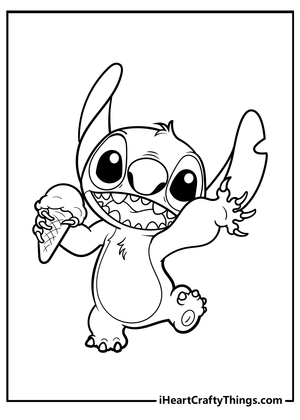 116+ Whimsical Stitch Coloring Printable