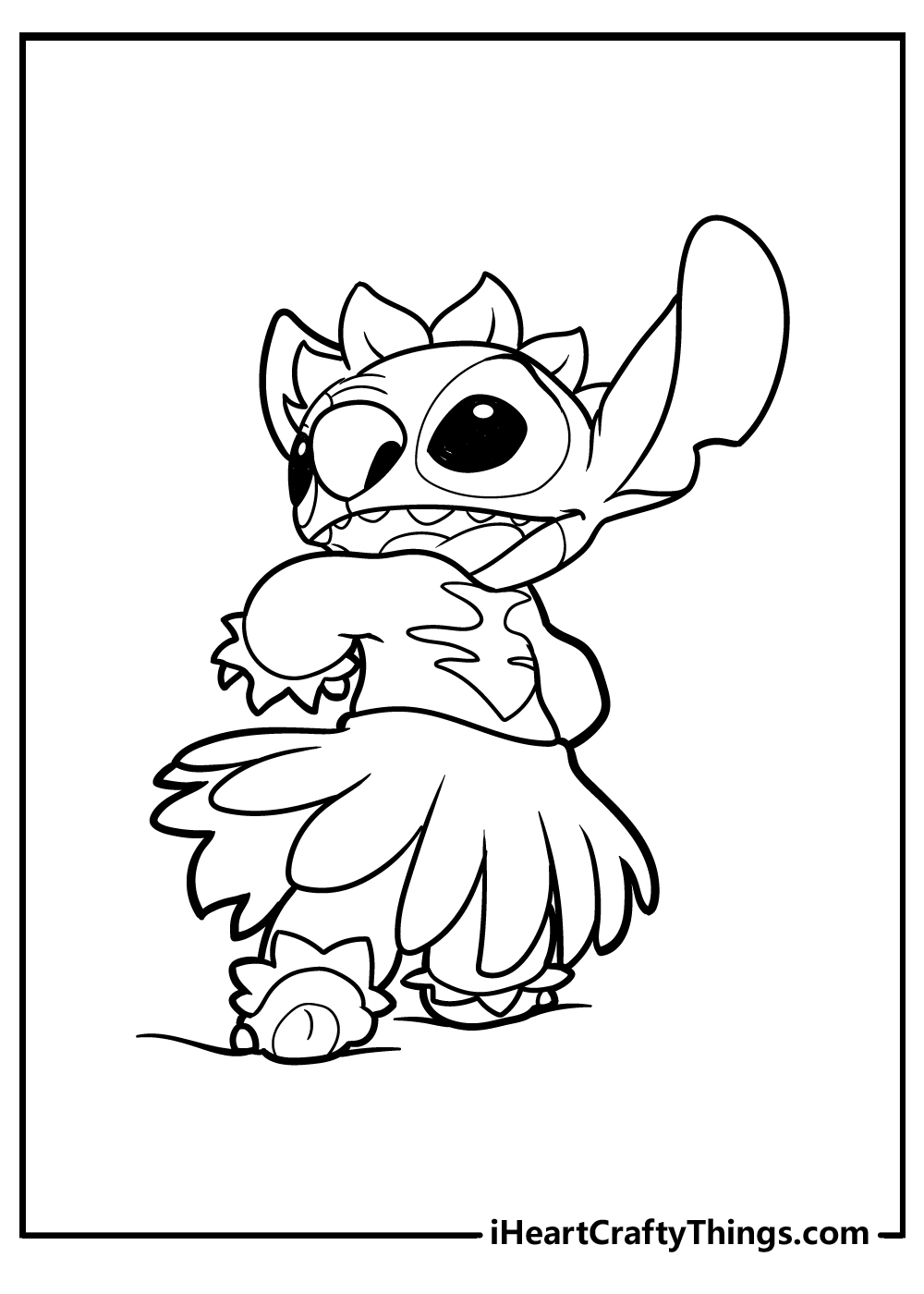 103+ Brightening Stitch Aloha Coloring Pages Printable