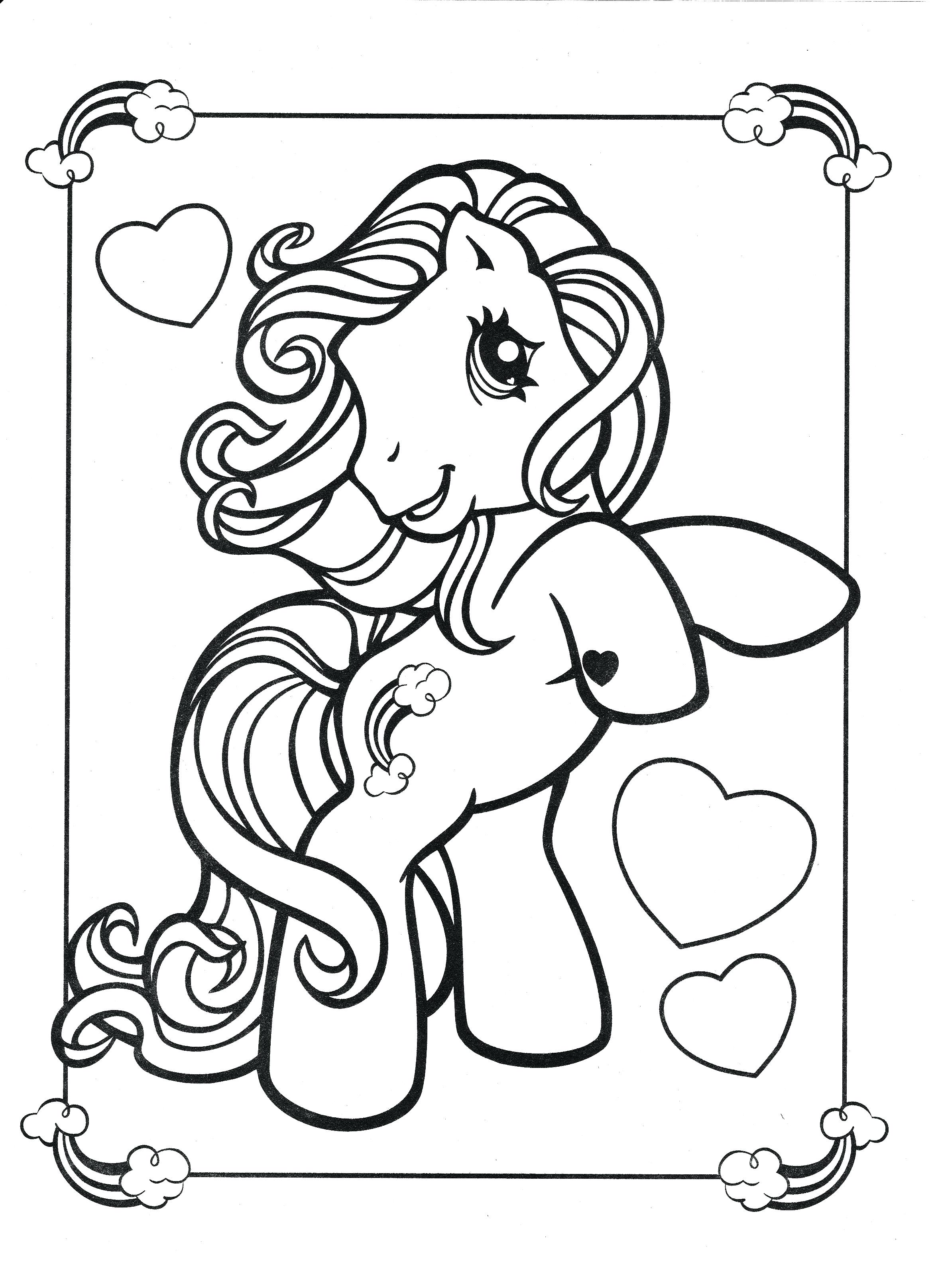 59+ Imaginative Pony Coloring Pages Printable