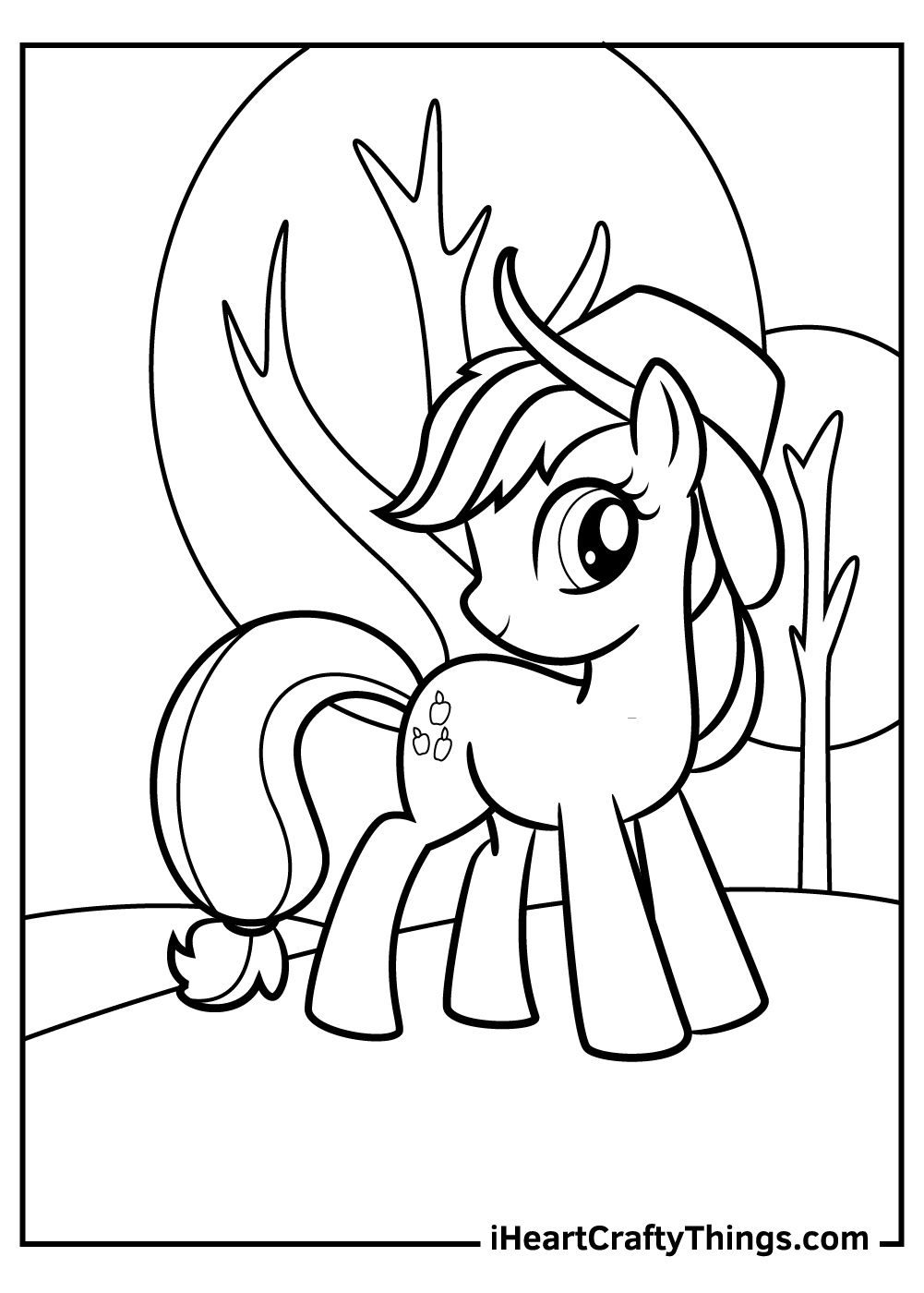 152+ Cheerful Pony Coloring Pages Printable