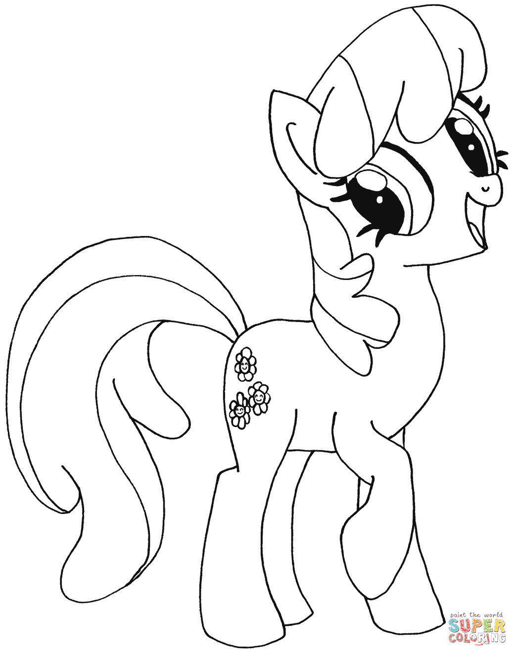 186+ Spectacular Pony Coloring Pages Printable