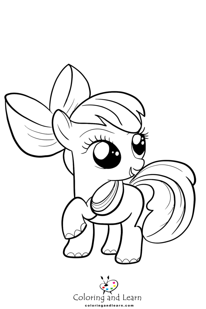 46+ Exciting Pony Coloring Pages Printable