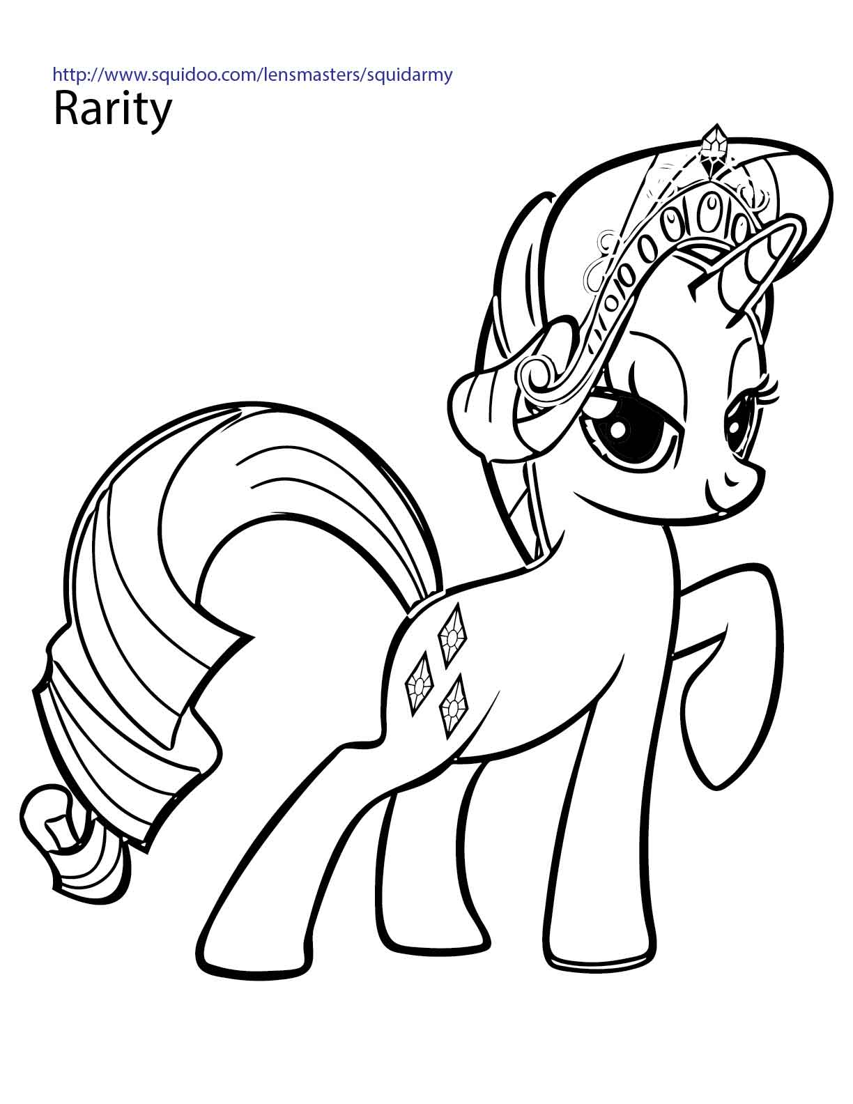 67+ Brightening Pony Coloring Pages Printable