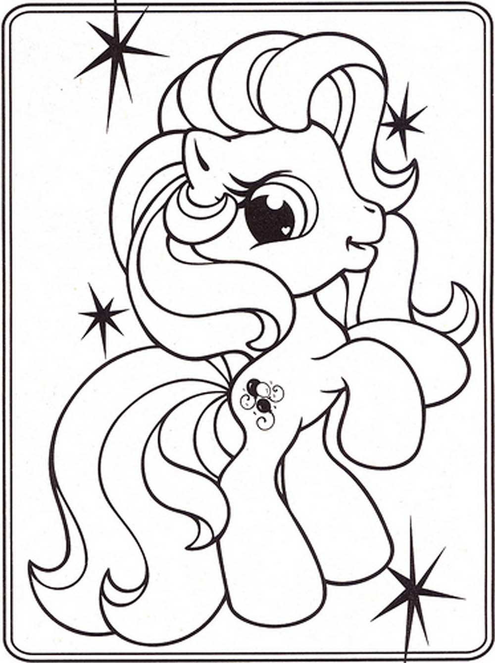 164+ Captivating Pony Coloring Pages Printable