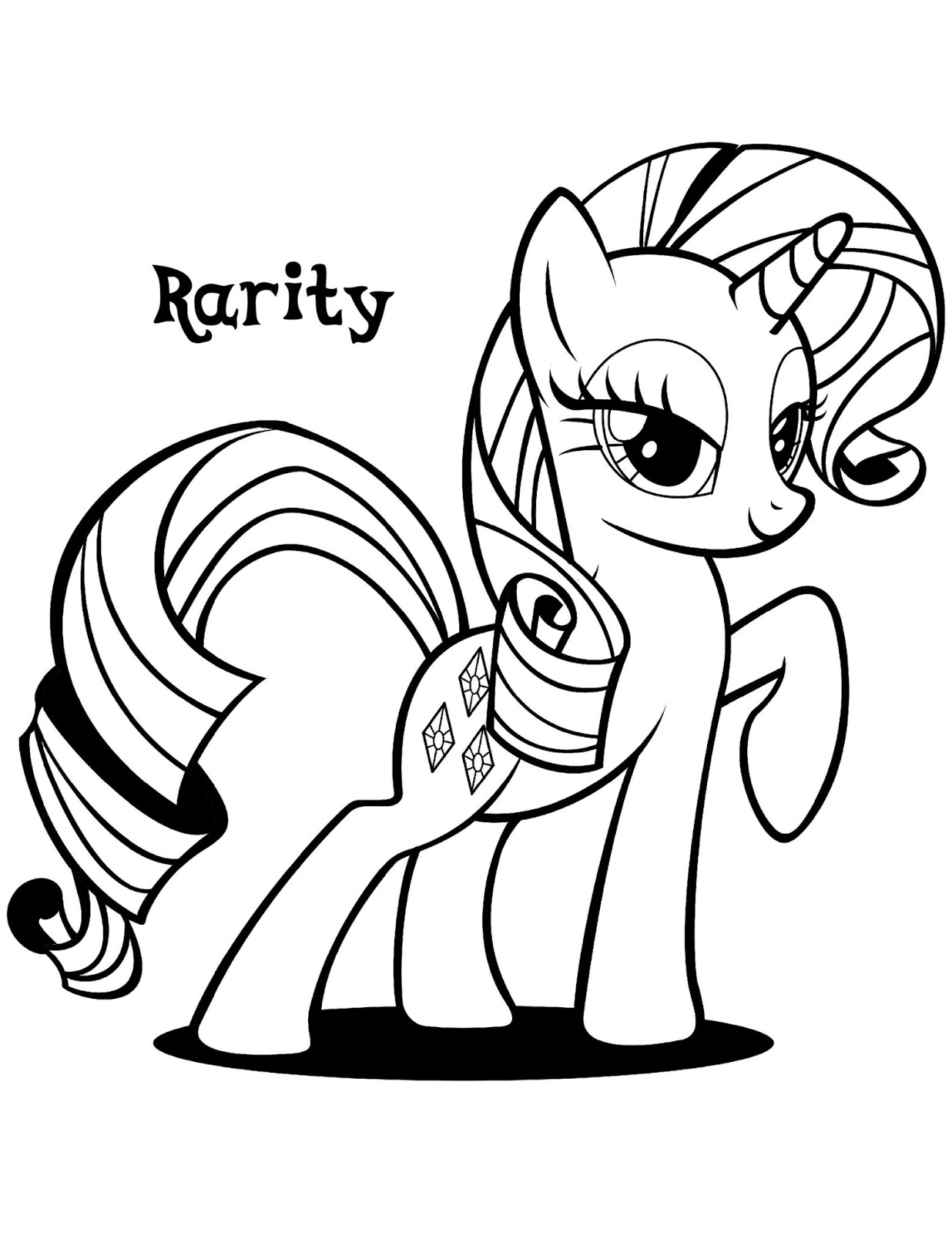 134+ Fantastic Pony Coloring Pages Printable