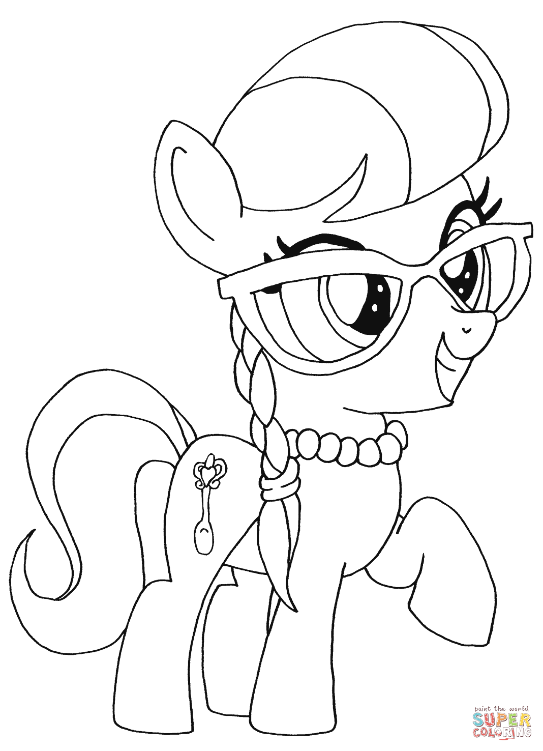 71+ Spectacular Pony Coloring Pages Printable