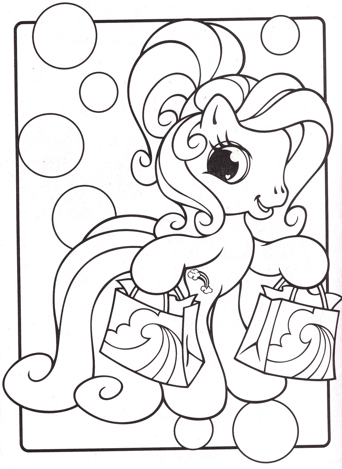 120+ Artistic Pony Coloring Pages Printable