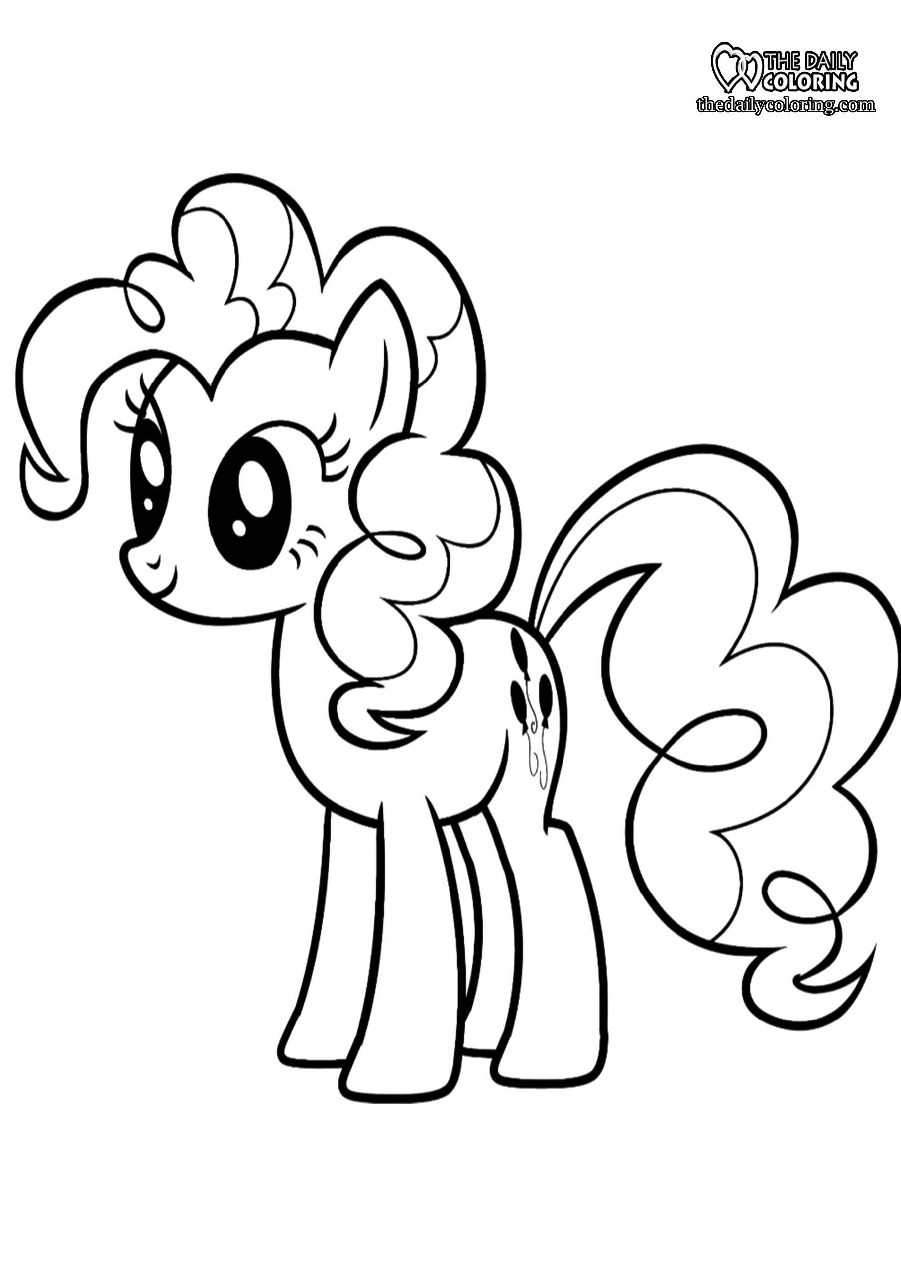 138+ Exciting Pony Coloring Pages Printable