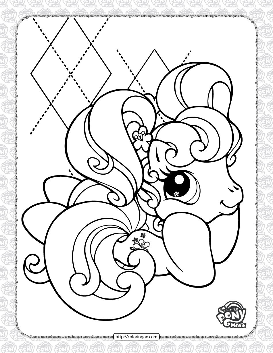 169+ Imaginative Pony Coloring Pages Printable