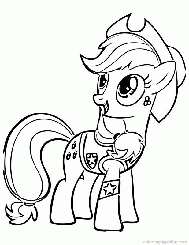 40+ Colorful Pony Coloring Pages Printable