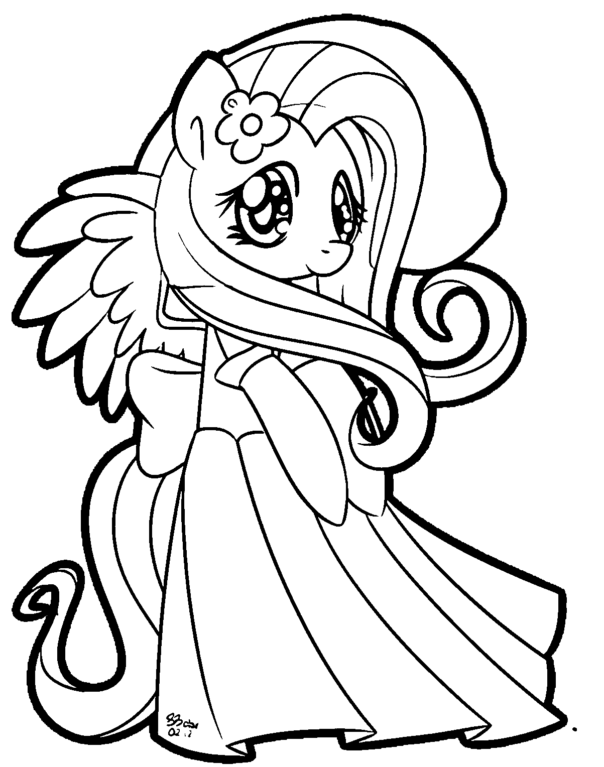 142+ Exciting Pony Coloring Pages Printable