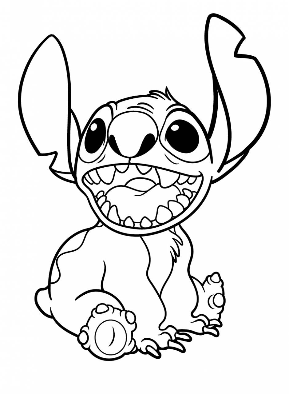 98+ Dazzling Stitch Coloring Printable