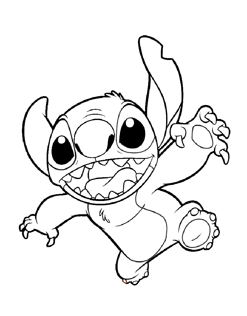 104+ Dazzling Stitch Coloring Printable