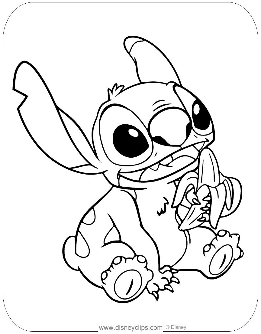 30+ Fun Stitch Coloring Printable