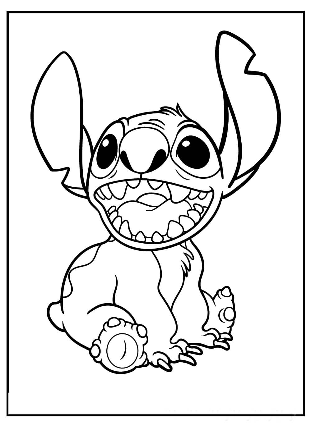 33+ Beautiful Stitch Coloring Printable