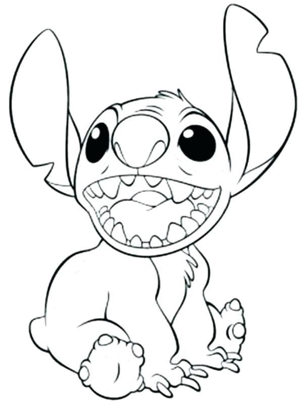 116+ Colorful Stitch Surfing Coloring Pages Printable