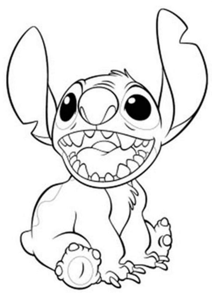 161+ Fun Stitch Coloring Printable