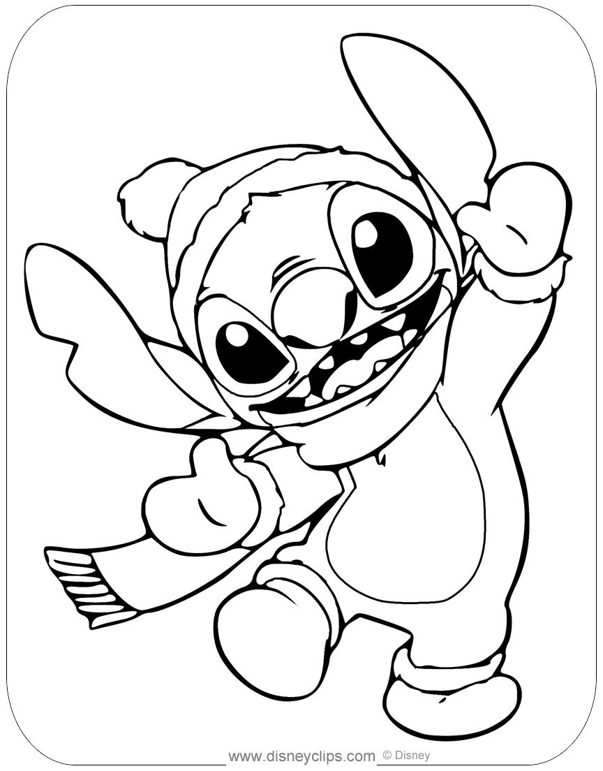 184+ Magical Stitch Coloring Printable